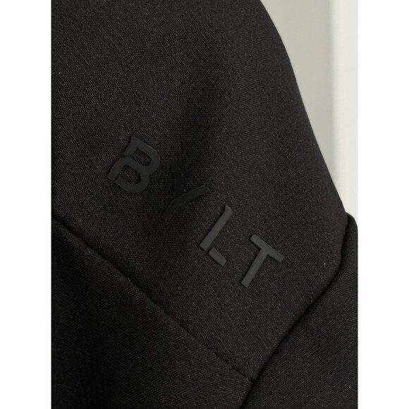 BYLT Premium Basics District Jacket Men’s L Black Full Snap Stretch Pockets - Picture 3 of 14
